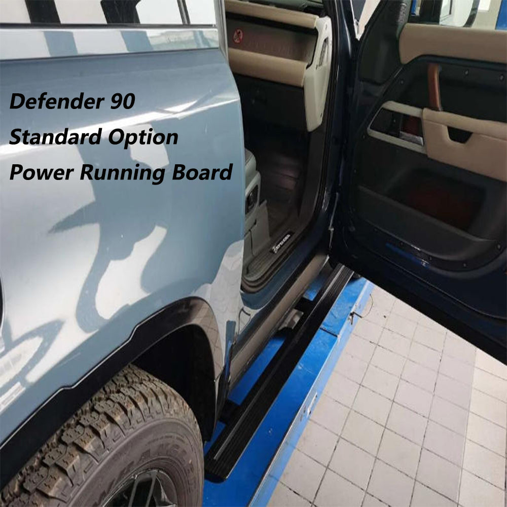 Replace Accessories Automatic Aluminum Power Running Board for Land Rover Defender Electric Side Step 4 Door 2 Door