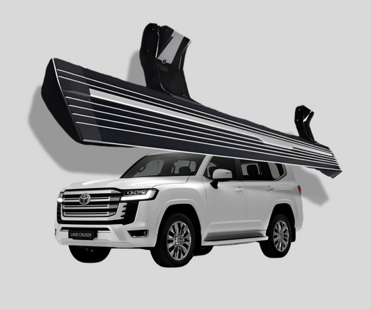 Automatic Electric Power Side Step Running Board for Toyota Land Cruiser LC200/LC300 With Side Skirt