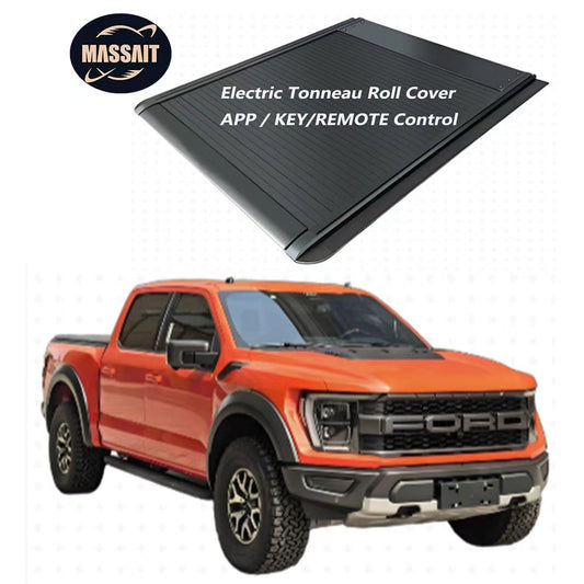 Electric Automatic Manual Retractable Lockable Pickup Bed Cover Truck Tonneau Roller Shutter For Ford F150