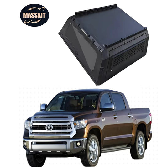 Lightweight Steel Hardtop Topper Camper Truck Topper Hardtop Canopy for Toyota Tundra Locking Function