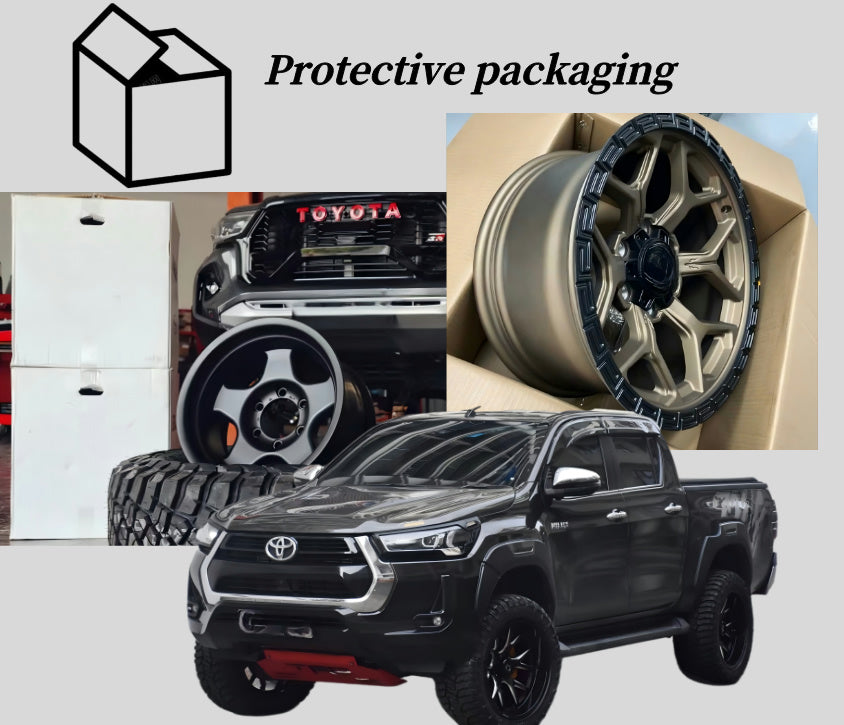 Customizable OEM/ODM Forged Wheel Hub Rims Built for 2016 - 2023 Toyota HILUX REVO