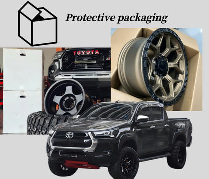 Customizable OEM/ODM Forged Wheel Hub Rims Built for 2016 - 2023 Toyota HILUX REVO