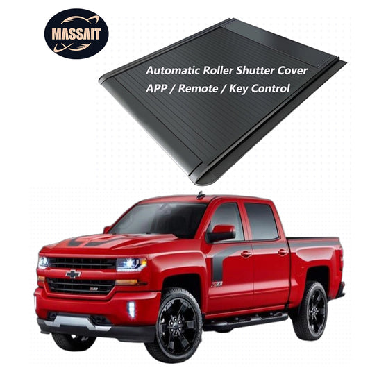 Ladeflächenabdeckung für Pickup-Trucks, Silverado, einziehbarer Rolldeckel aus Aluminium, F150, Ladeflächenabdeckung für Chevrolet Silverado.